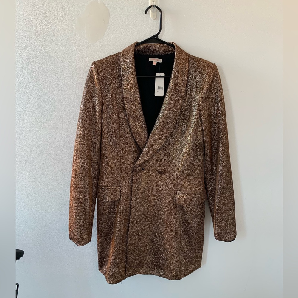 Metallic Blazer Dress great for an event!